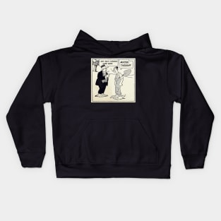 i got rich through hard work.whose though? Kids Hoodie